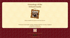 Desktop Screenshot of orlandfamily.historiccoventry.co.uk