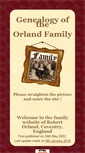 Mobile Screenshot of orlandfamily.historiccoventry.co.uk